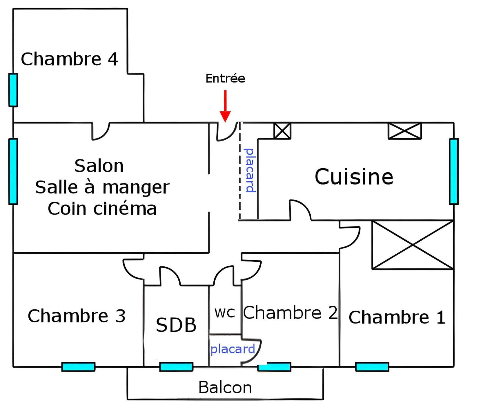 Appartamento Chambre En Colocation Fille, Proche Mer, Climatisation Tolone
